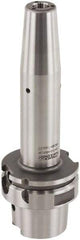 Lyndex - 3/8" Hole Diam, HSK63A Taper Shank Shrink Fit Tool Holder & Adapter - 6.3" Projection, 0.95" Nose Diam, Through Coolant - Exact Industrial Supply