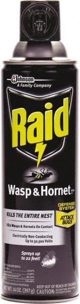 Raid - Pack of (12) 14-oz Aerosol Cans Bee, Hornet, Yellow Jacket, Mud Dauber & Paper Wasp Killer - Caliber Tooling