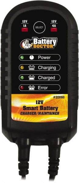 Battery Doctor - 12 Volt Automatic Charger/Maintainer - 1 Amps/4 Amps - Caliber Tooling