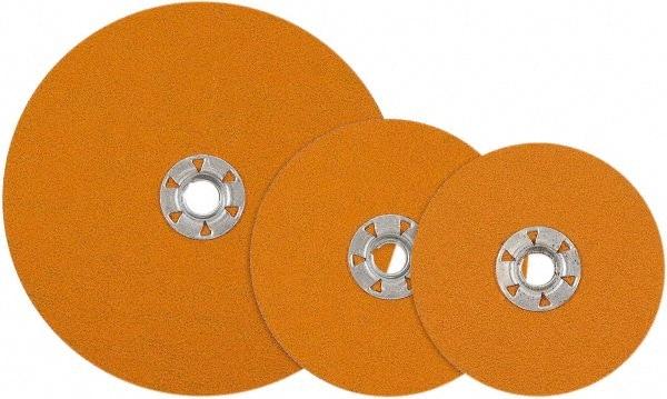 WALTER Surface Technologies - 4-1/2" Diam 36 Grit Fiber Disc - Aluminum Oxide, 13,300 Max RPM - Caliber Tooling