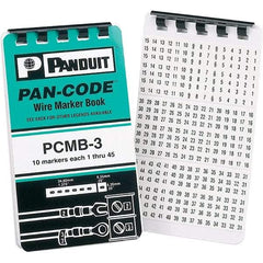 Panduit - Wire Marker Books & Pens Wire Marker Type: Book Ink Color: Black - Caliber Tooling