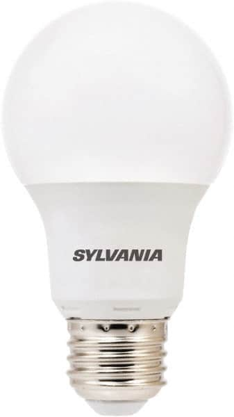 SYLVANIA - 8 Watt LED Residential/Office Medium Screw Lamp - 2,700°K Color Temp, 800 Lumens, Shatter Resistant, A19, 11,000 hr Avg Life - Caliber Tooling