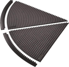 Notrax - 3' Long x 2" Wide x 5/8" Thick, Anti-Fatigue Modular Matting Tiles - Male, 4 Interlocking Sides, Yellow, For Dry Areas, Series 431 - Caliber Tooling