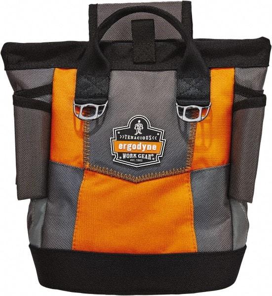 Ergodyne - General Purpose Holster with 1 Pocket - Ballistic Polyester, Orange, 11-1/2" Wide x 10" High x 6" Deep - Caliber Tooling