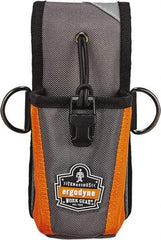 Ergodyne - Radio Holster with 1 Pocket - Ballistic Polyester, Gray - Caliber Tooling