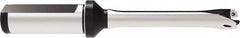 Allied Machine and Engineering - Series 13, 13 to 13.99mm Diam, 3/4" Diam Straight Shank with Flange, Straight Flute Spade Drill - 1-61/93" Max Depth, 4-43/51" OAL, Standard Length, Through Coolant - Caliber Tooling