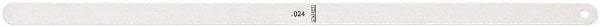 Starrett - Feeler Gages   Thickness (Decimal Inch): 0.0240    Leaf Length (Inch): 12 - Caliber Tooling