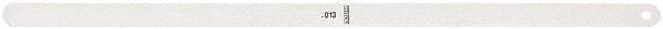 Starrett - Feeler Gages   Thickness (Decimal Inch): 0.0130    Leaf Length (Inch): 12 - Caliber Tooling