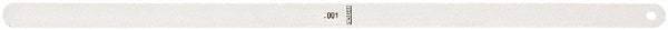 Starrett - Feeler Gages   Thickness (Decimal Inch): 0.0010    Leaf Length (Inch): 12 - Caliber Tooling