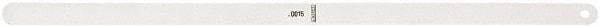 Starrett - Feeler Gages   Thickness (Decimal Inch): 0.0015    Leaf Length (Inch): 12 - Caliber Tooling