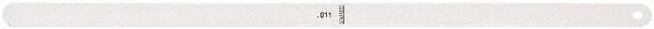 Starrett - Feeler Gages   Thickness (Decimal Inch): 0.0110    Leaf Length (Inch): 12 - Caliber Tooling