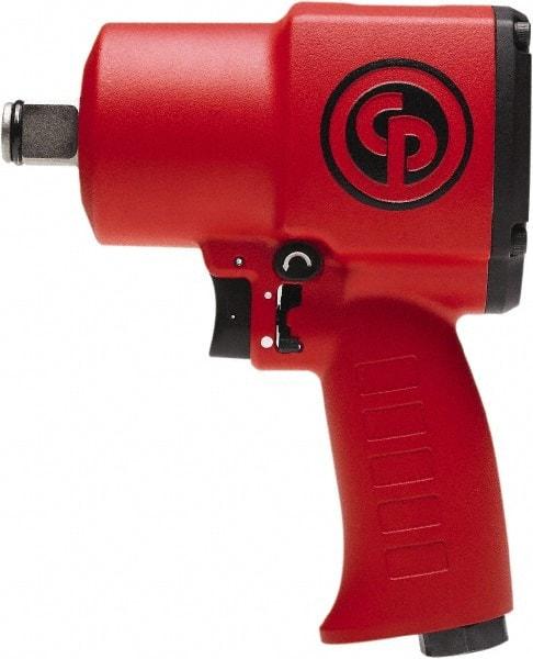 Chicago Pneumatic - 3/4" Drive, 4,850 RPM, 1,050 Ft/Lb Torque Impact Wrench - Pistol Grip Handle, 960 IPM, 34.75 CFM, 90 psi, 3/8" NPT Inlet - Caliber Tooling