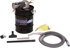 Guardair - 10 Gal Steel Tank, Air Powered Wet/Dry Vacuum - 5 Peak hp, 10' Hose Fitting, Cordless, Cartridge Filter - Caliber Tooling