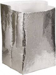 Made in USA - 18" Long x 18" Wide x 18" High x 3/16" Thick Box Liner - Silver, Case - Caliber Tooling