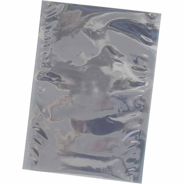 Made in USA - 10" Long x 8" Wide, 3 mil Thick, Open Top Open End Static Protection Bag - Transparent, Standard Grade - Caliber Tooling