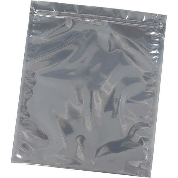 Made in USA - 12" Long x 9" Wide, 3 mil Thick, Self Seal Recloseable Zip Top Static Protection Bag - Transparent, Standard Grade - Caliber Tooling