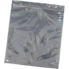 Made in USA - 8" Long x 6" Wide, 3 mil Thick, Self Seal Recloseable Zip Top Static Protection Bag - Transparent, Standard Grade - Caliber Tooling