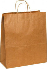 Made in USA - Kraft Grocery Bag - 13 x 6 x 15-3/4, Kraft - Caliber Tooling