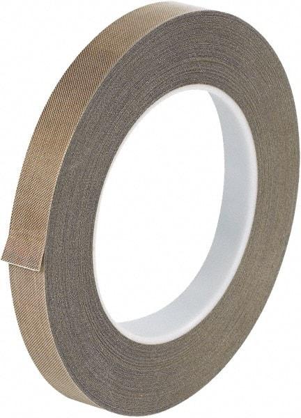 Made in USA - 36 Yd Long x 3/8" Wide, Brown Silicone PTFE Tape - 3 mil Thick - Caliber Tooling