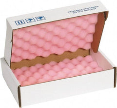 Made in USA - 12" Long x 8" Wide, Antistatic Foam Shippers - Pink & White, Standard Grade - Caliber Tooling