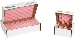 Made in USA - 16" Long x 16" Wide, Antistatic Foam Shippers - Pink & White, Standard Grade - Caliber Tooling