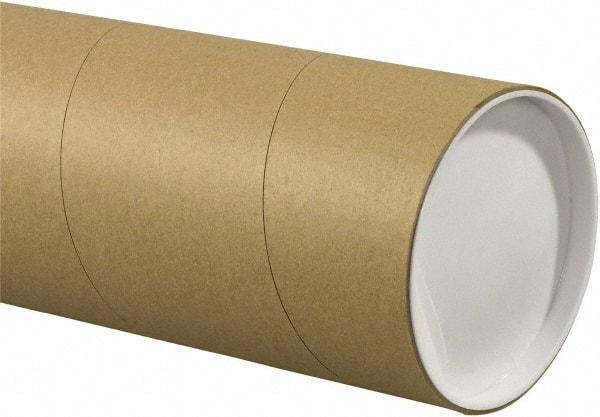 Made in USA - 5" Diam x 30" Long Round Jumbo Mailing Tubes - 1 Wall, Kraft (Color) - Caliber Tooling