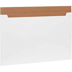 Made in USA - 24" Wide x 36" Long x 2-1/2" High Rectangle Crush Proof Mailers - 1 Wall, White - Caliber Tooling