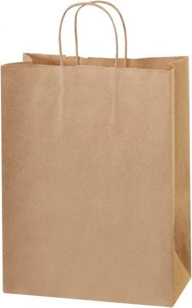 Made in USA - Kraft Grocery Bag - 10 x 5 x 13, Kraft - Caliber Tooling