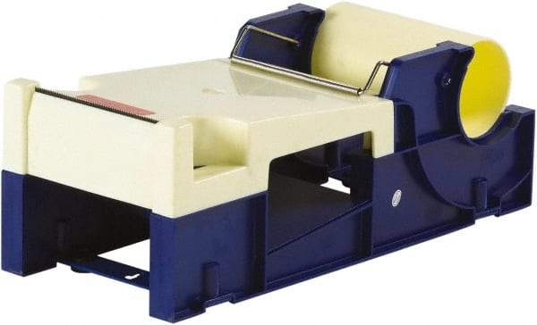 Import - 4" Wide, Single Roll, Manual Table/Desk Tape Dispenser - Plastic, Unlimited Dispensed Tape Length - Caliber Tooling