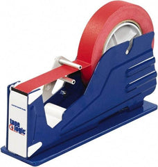 Tape Logic - 1" Wide, Single Roll, Manual Table/Desk Tape Dispenser - Metal, Unlimited Dispensed Tape Length - Caliber Tooling