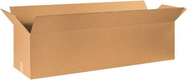 Made in USA - 16" Wide x 48" Long x 16" High Rectangle Corrugated Shipping Box - 1 Wall, Kraft (Color), 65 Lb Capacity - Caliber Tooling