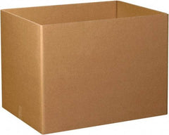 Made in USA - 24" Wide x 48" Long x 28" High Rectangle Heavy Duty Corrugated Box - 3 Walls, Kraft (Color), 280 Lb Capacity - Caliber Tooling