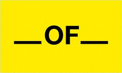 Tape Logic - 5" Long, Fluorescent Yellow Paper Shipping Label - For Multi-Use - Caliber Tooling