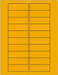 Tape Logic - 3" Long, Fluorescent Orange Paper Laser Label - For Laser Printers - Caliber Tooling