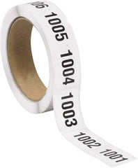 Tape Logic - 1-1/2" Long, Black/White Paper Inventory Labels - For Multi-Use - Caliber Tooling