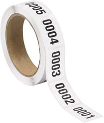 Tape Logic - 1-1/2" Long, Black/White Paper Inventory Labels - For Multi-Use - Caliber Tooling