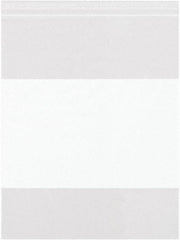 Value Collection - 2 x 4", 2 mil White Block Reclosable Polybags - Clear - Caliber Tooling