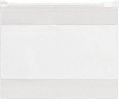 Value Collection - 12-1/2 x 9", 3 mil Slide-Seal Reclosable White Block Polybags - Clear - Caliber Tooling