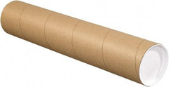 Made in USA - 4" Diam x 42" Long Round Kraft Mailing Tubes - 1 Wall, Kraft (Color) - Caliber Tooling