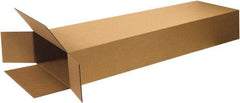 Made in USA - 4" Wide x 14" Long x 68" High Rectangle Corrugated Shipping Box - 1 Wall, Kraft (Color), 95 Lb Capacity - Caliber Tooling