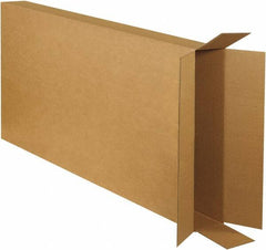 Made in USA - 6" Wide x 28" Long x 52" High Rectangle Corrugated Shipping Box - 1 Wall, Kraft (Color), 65 Lb Capacity - Caliber Tooling