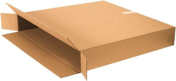 Made in USA - 6" Wide x 40" Long x 40" High Rectangle Corrugated Shipping Box - 1 Wall, Kraft (Color), 95 Lb Capacity - Caliber Tooling