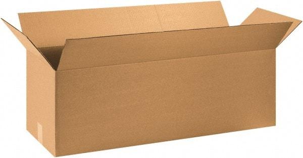 Made in USA - 14" Wide x 40" Long x 14" High Rectangle Corrugated Shipping Box - 1 Wall, Kraft (Color), 65 Lb Capacity - Caliber Tooling