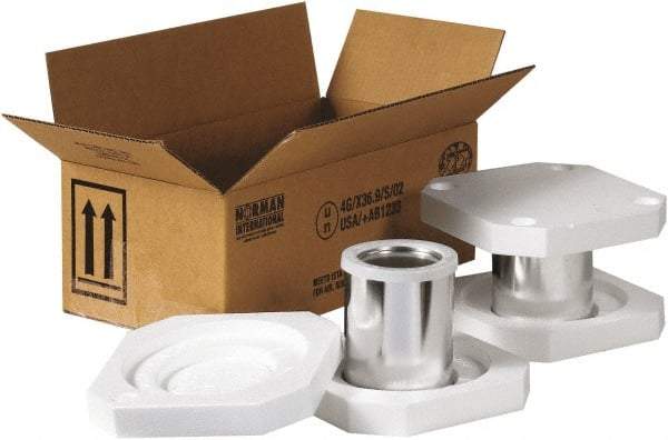 Made in USA - 10-1/4" Long x 5-1/8" Wide x 6-3/16" High Shipper Kit - Each - Caliber Tooling