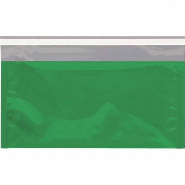 Value Collection - 10-1/4" Long x 6-1/4" Wide Peel-Off Self-Seal Metallic Mailer - Green - Caliber Tooling