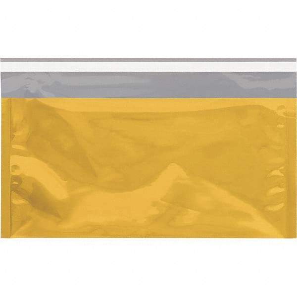 Value Collection - 10-1/4" Long x 6-1/4" Wide Peel-Off Self-Seal Metallic Mailer - Gold - Caliber Tooling