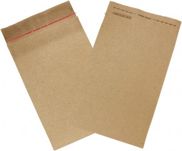 Made in USA - 13" Long x 8-1/2" Wide Self Seal Jiffy Rigi Bag Mailer - Kraft - Caliber Tooling