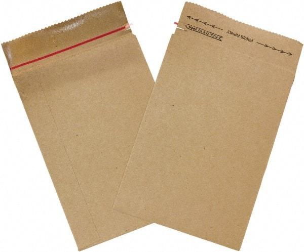 Made in USA - 10-1/2" Long x 7-1/4" Wide Self Seal Jiffy Rigi Bag Mailer - Kraft - Caliber Tooling