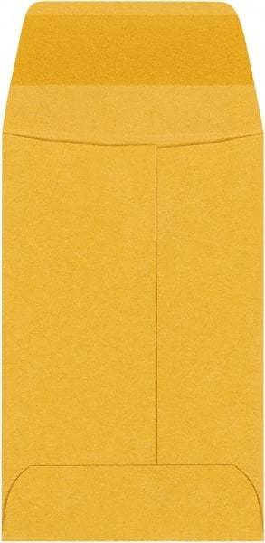 Made in USA - 3-1/2" Long x 2-1/4" Wide Gummed Flap Brown Kraft Envelope - Kraft - Caliber Tooling