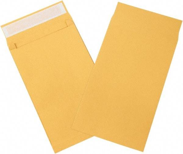 Made in USA - 15" Long x 10" Wide Peel-Off Self-Seal Natural Kraft Envelope - Kraft - Caliber Tooling